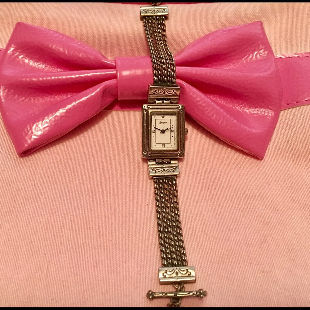 Brighton silver vintage rectangle bracelet watch